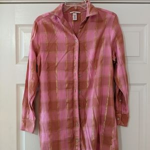 Victoria's Secret Pink Plaid Sleepwear XS